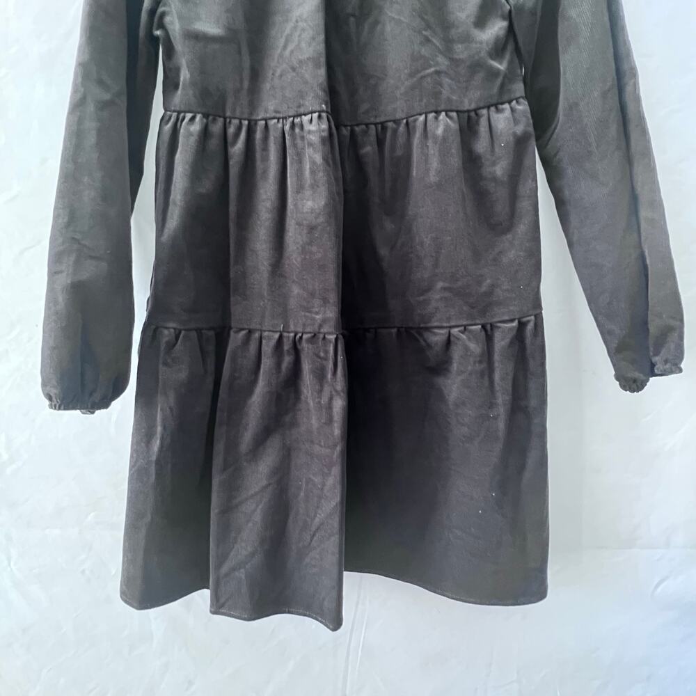 NWT Copper Key. Long Sleeve Corduroy Babydoll Dress Women's Size XS - Picture 2 of 6